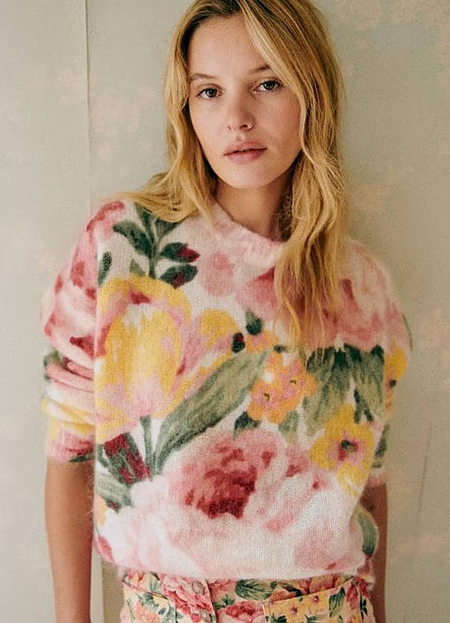 Imagen - Jersey con estampado primaveral romántico