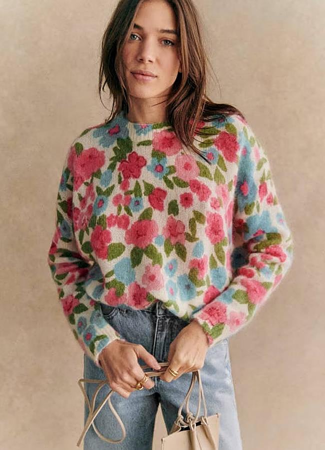 Imagen - Jersey colorido con estampado primaveral