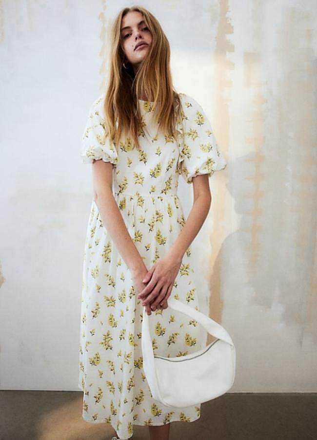 Imagen - Vestido con estampado floral de corte midi de H&M/H&M