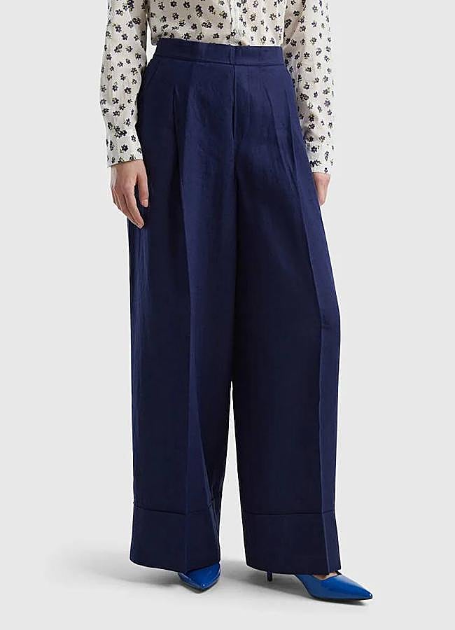 Imagen - Pantalón de lino estilo palazzo