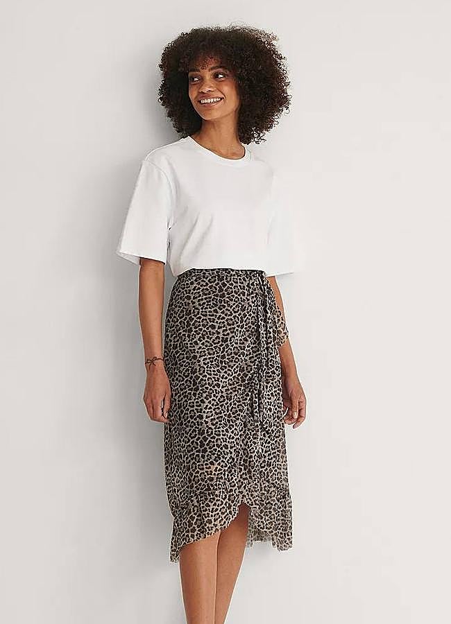 Imagen - Falda de leopardo estilo pareo