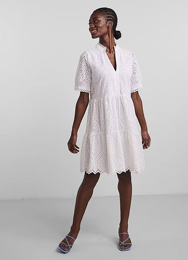 Imagen - Vestido bordado troquelado