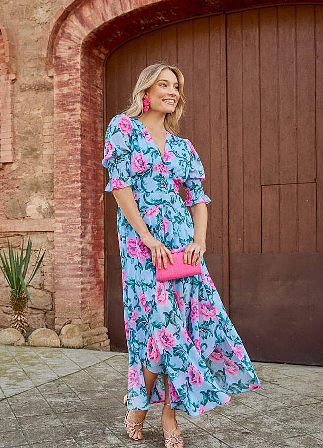 Imagen - Vestido de invitada largo con estampado