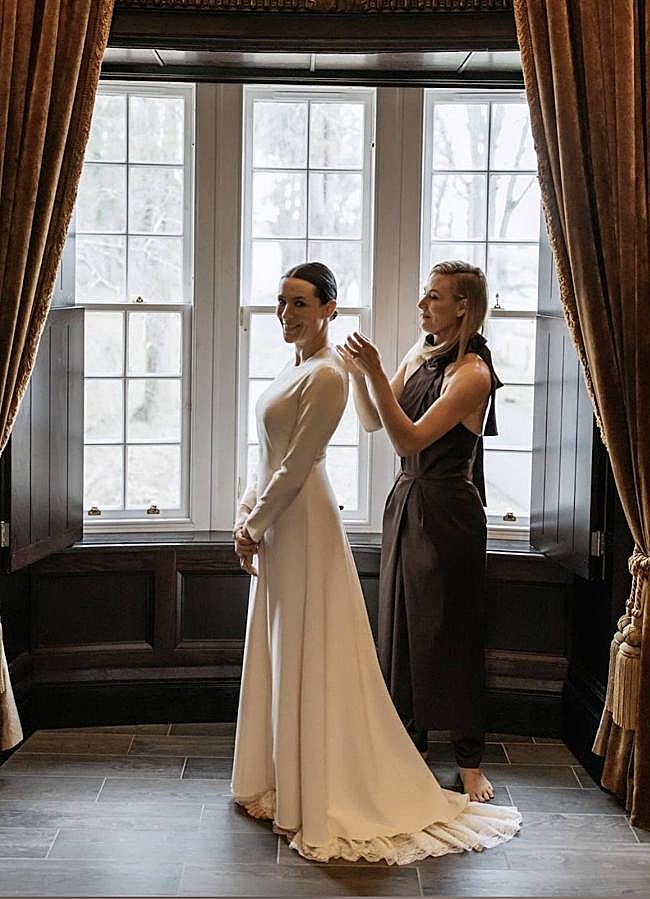 Imagen - El sencillo vestido de novia de Garance Doré. Foto: Instagram.