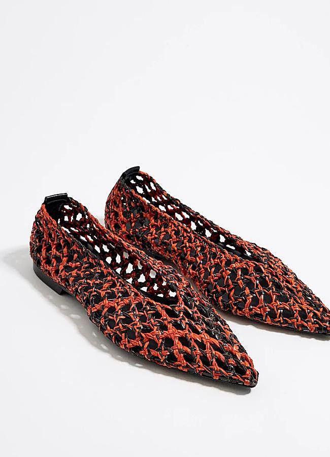 Imagen - Bailarina trenzada en naranja y negro de Bimba y Lola.