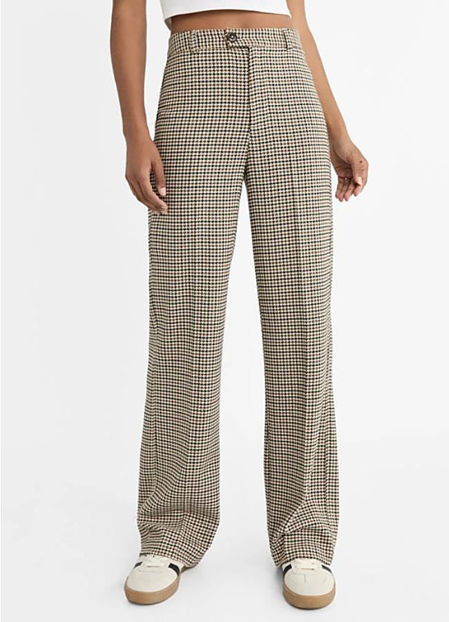 Imagen - Pantalón recto pata de gallo de Stradivarius/STRADIVARIUS