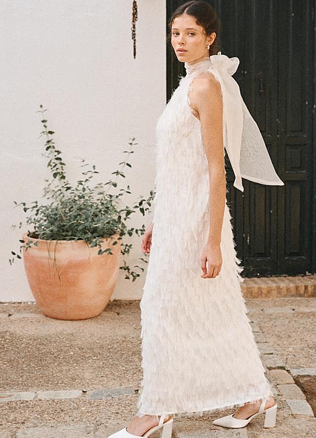 Imagen - Vestido de novia con detalle lazo de Polin et Moi.