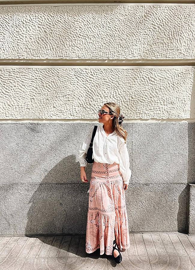 Imagen - Maxifalda con print de cachemira