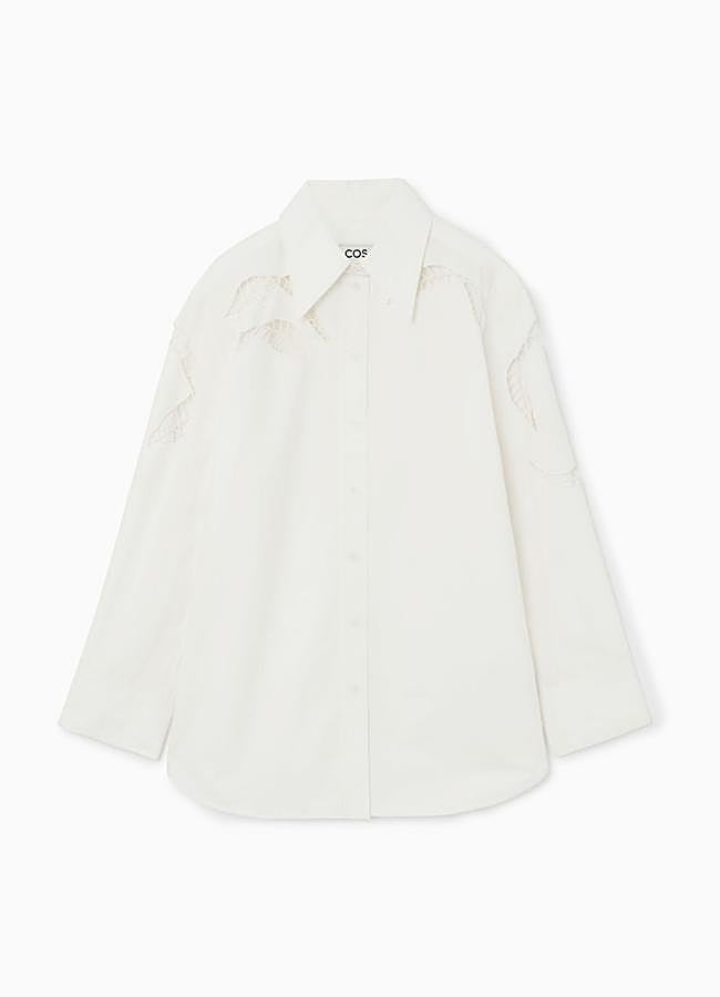 Imagen - Camisa con bordado inglés de COS, 99 euros.