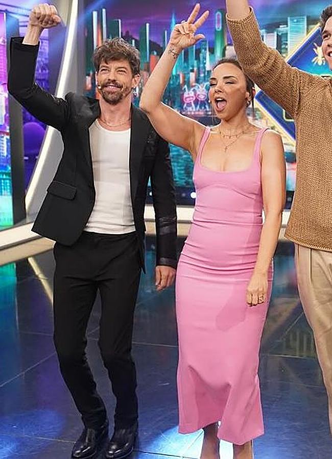 Imagen - Adrián Lastra y Chenoa en El Hormiguero. / @elhormiguero