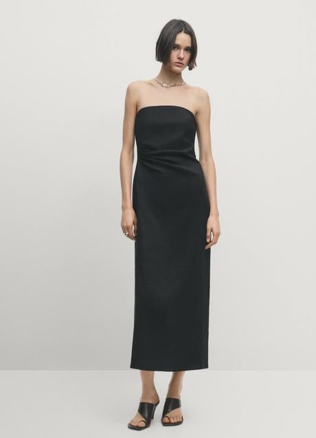 Imagen - Vestido negro de Massimo Dutti (89,99 euros)