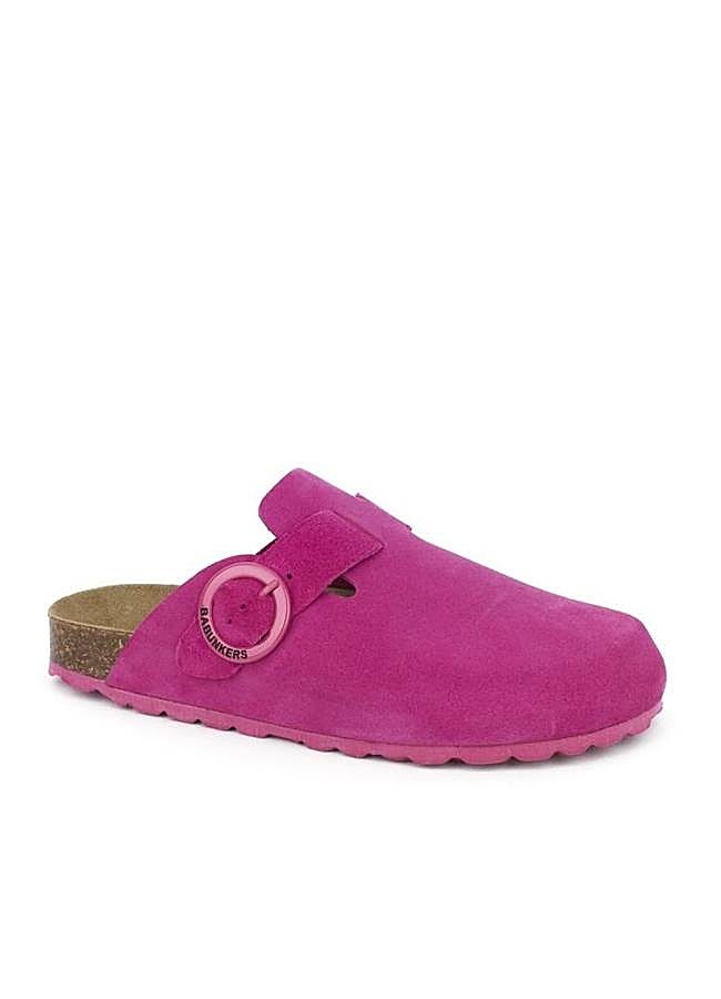 Imagen - Zuecos color rosa fucsia