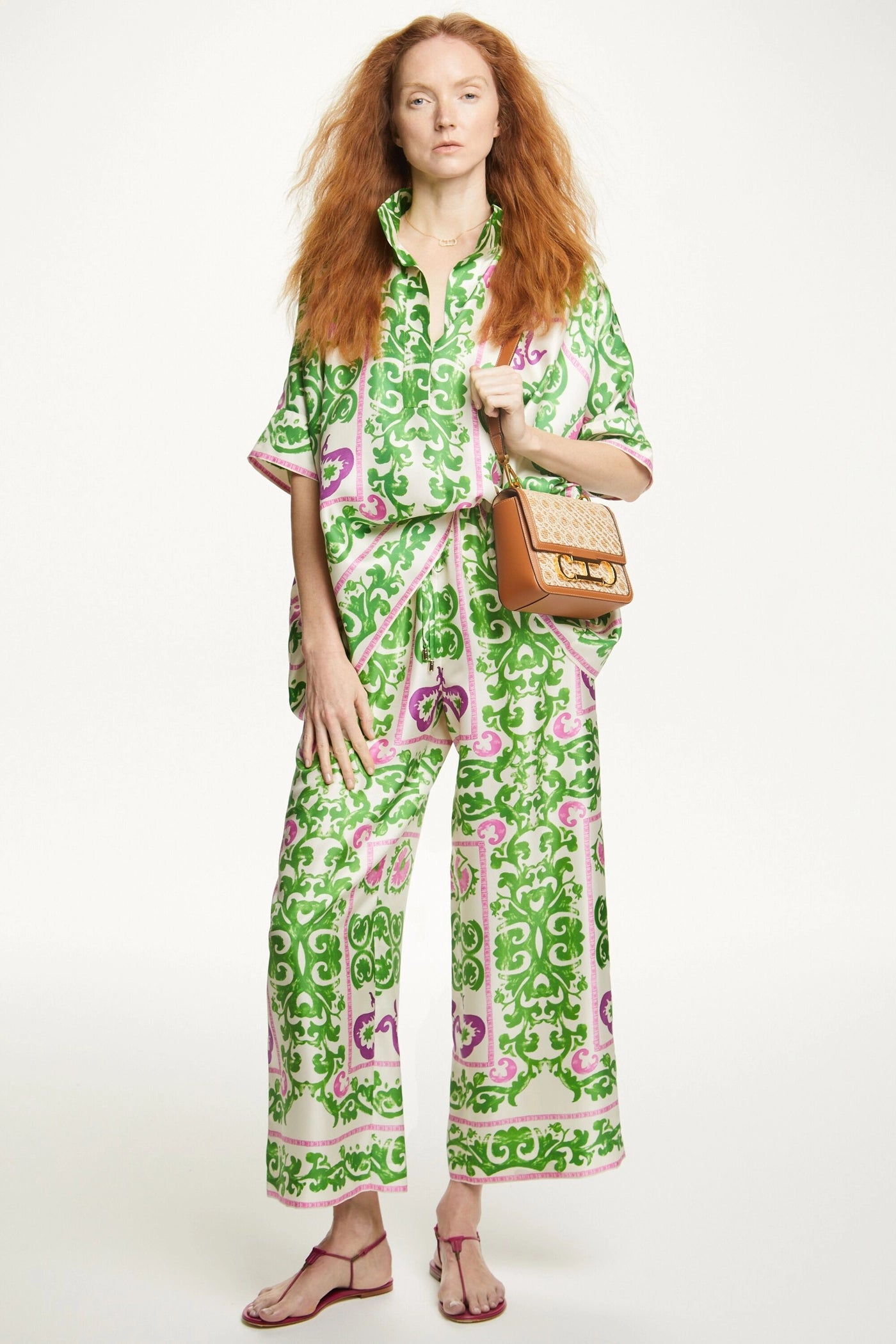 Imagen - El conjunto floral de Carolina Herrera que lució la chef Pepa Muñoz. Foto: Carolina Herrera.