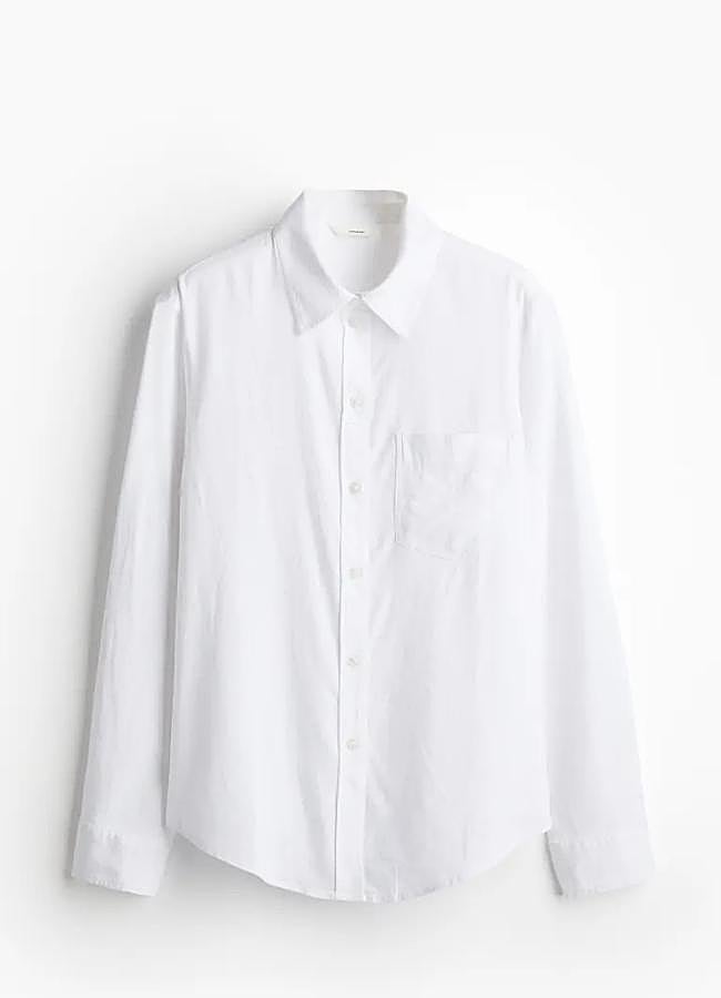 Imagen - Camisa blanca de H&M, 19,99 euros.
