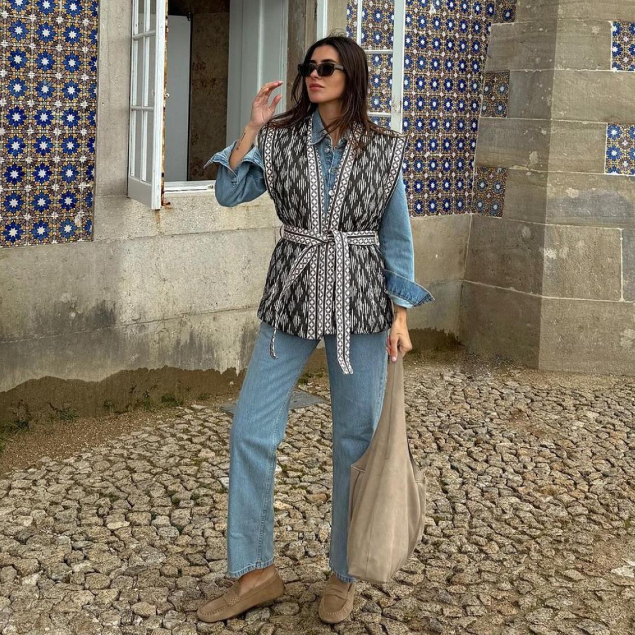 La influencer Mery Turiel con un look de primavera.