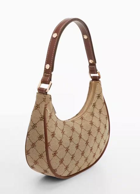 Imagen - Bolso marrón y beige de Mango (29,99 euros)