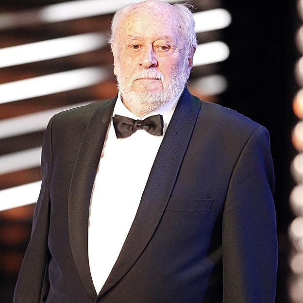 Jaime de Armiñán, cuando recibió su Goya de Honor. 