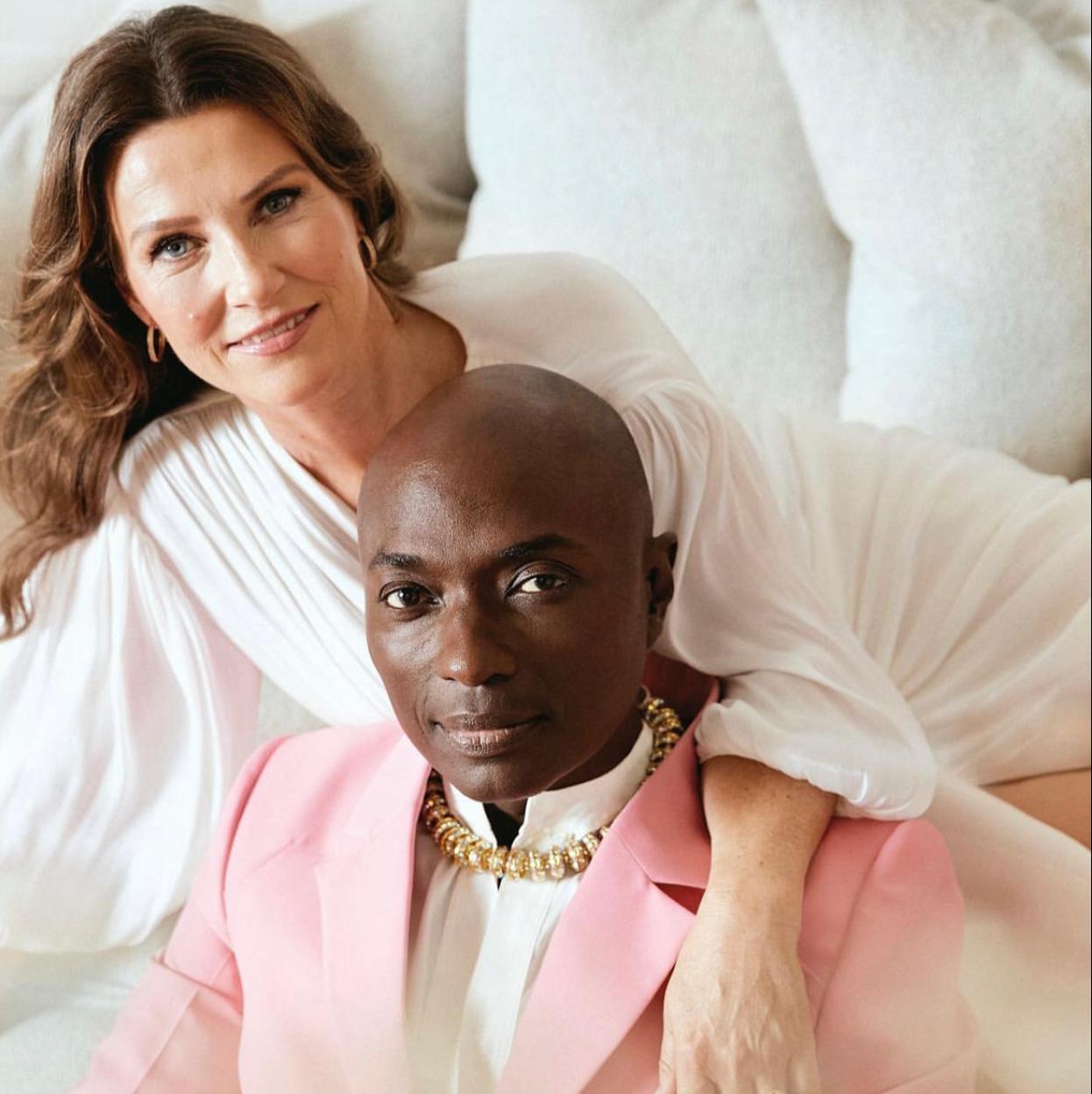 Marta Luisa de Noruega con el chamán californiano Durek Verret. 