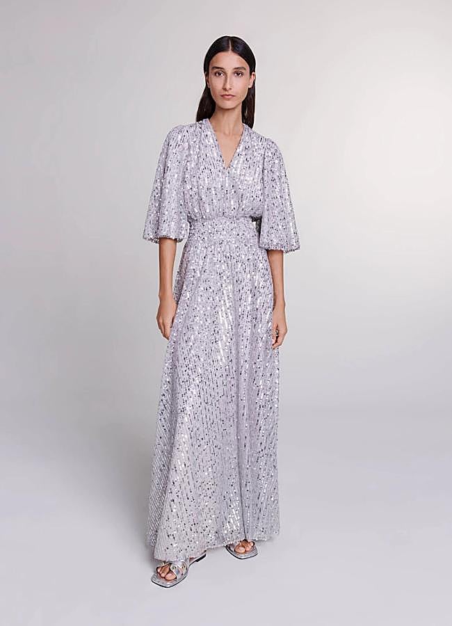 Imagen - Vestido largo con lentejuelas de Maje (435 euros).