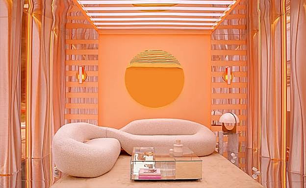 Espacio de Miriam Alía para Natuzzi en Casa Decor 2024.