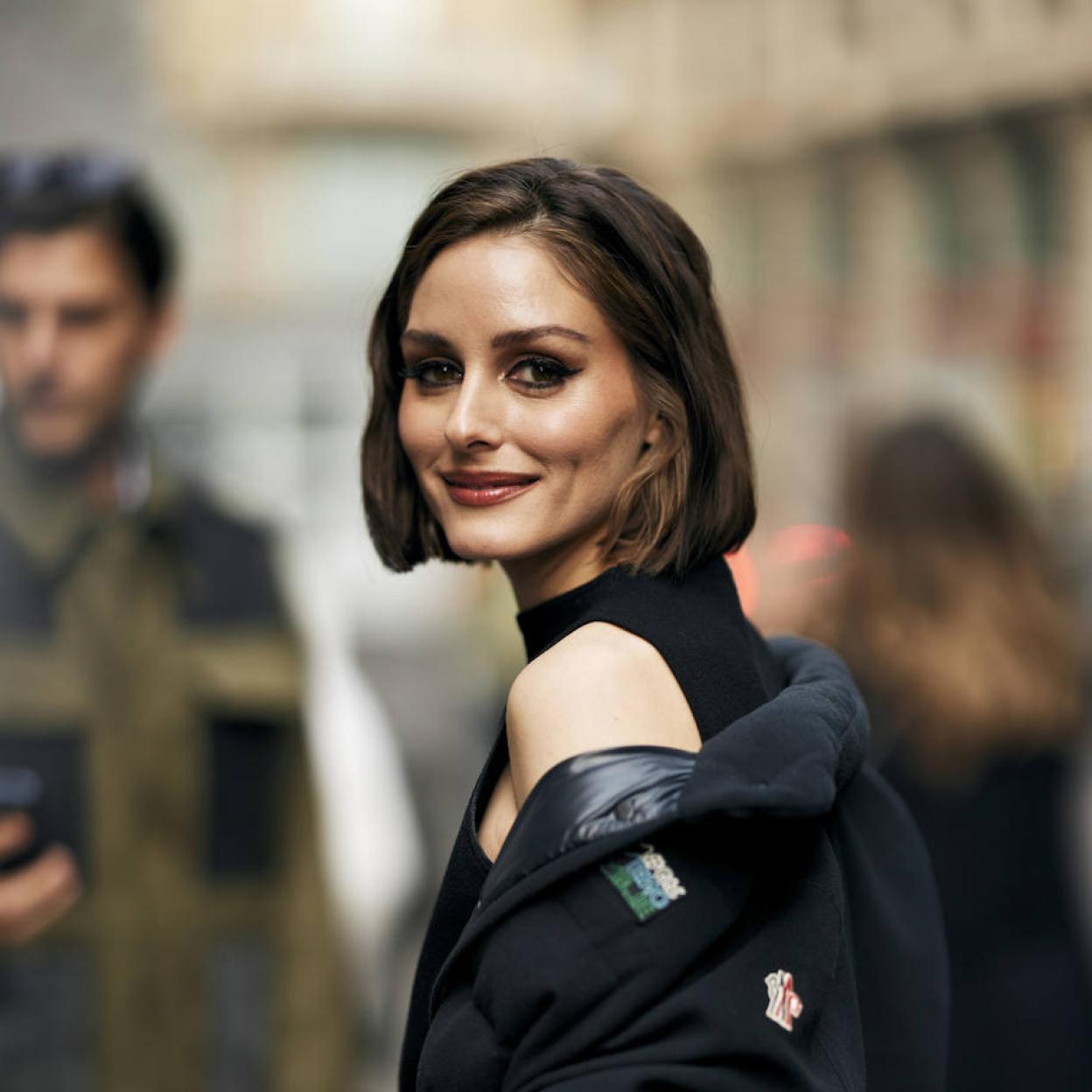 Olivia Palermo con base de maquillaje natural