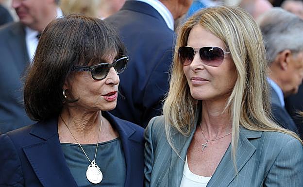 Isabel de Yugoslavia y su hija Catherine Oxenberg