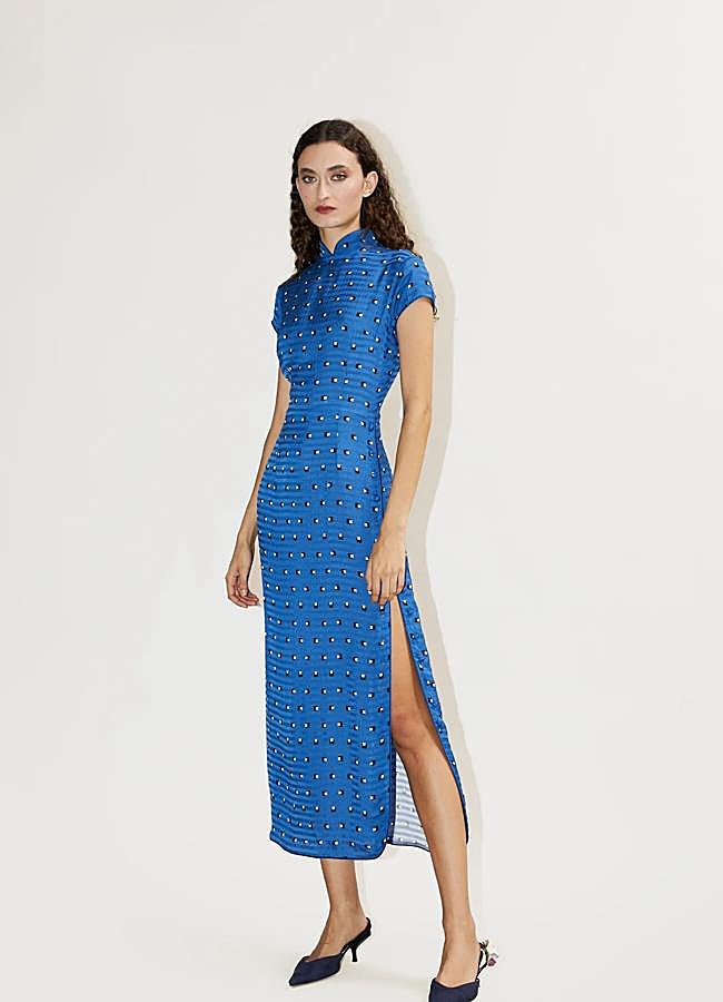 Imagen - Vestido en azul de Amlul. Foto: Amlul.