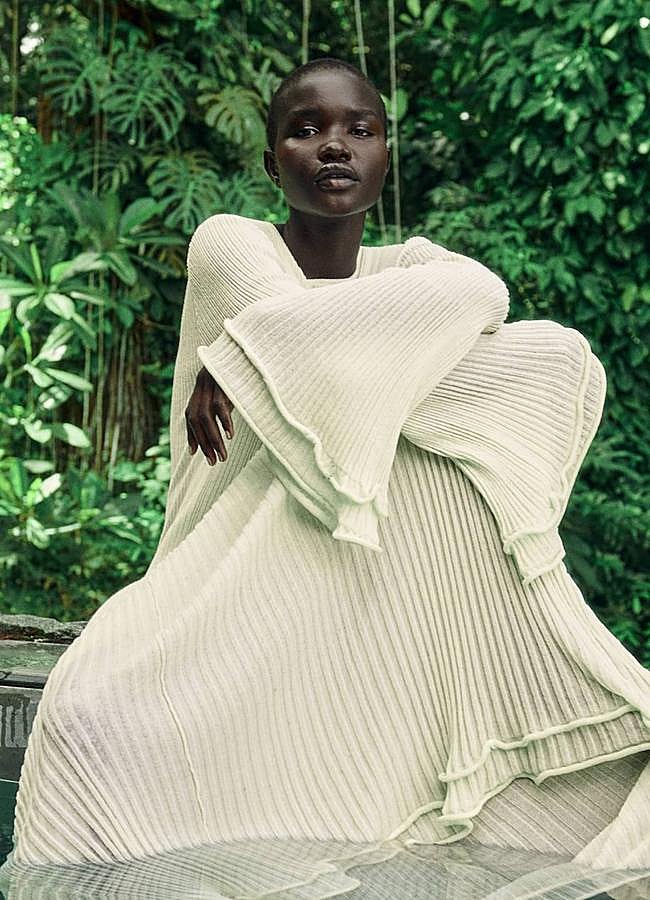 Imagen - Vestido largo de punto viral de H&M