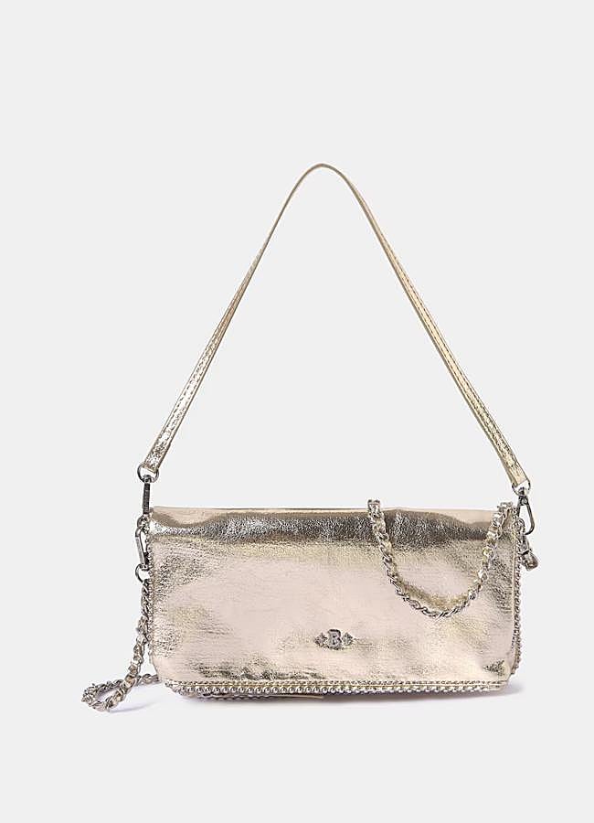 Imagen - Bolso de hombro en color dorado de Brownie.