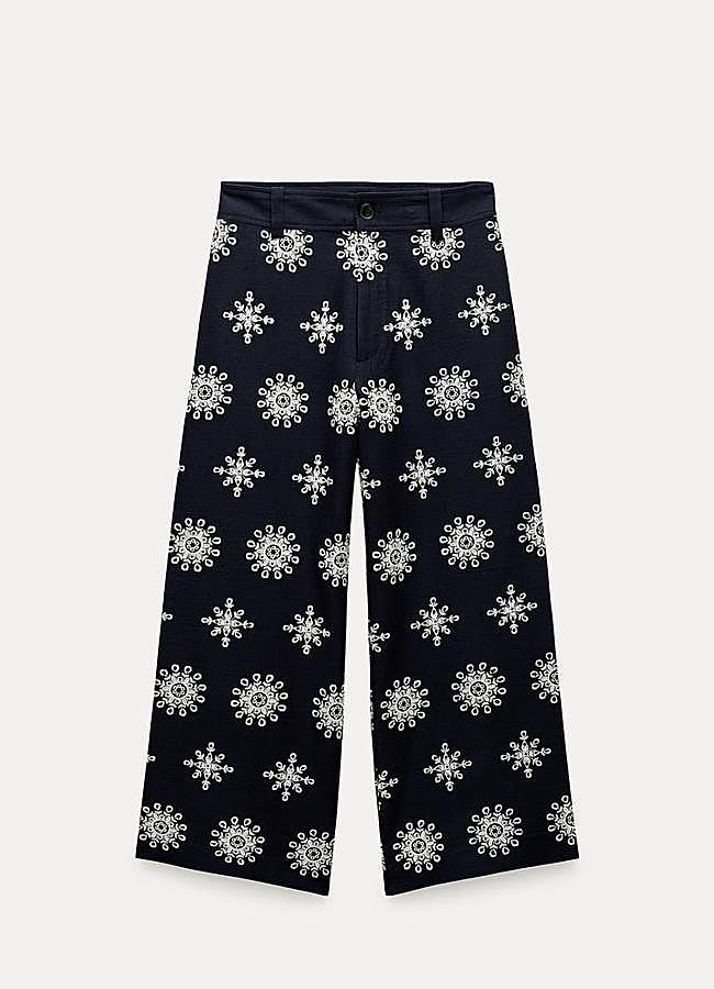 Imagen - Pantalón culottte bordados de Zara Woman Collection (39,95€)