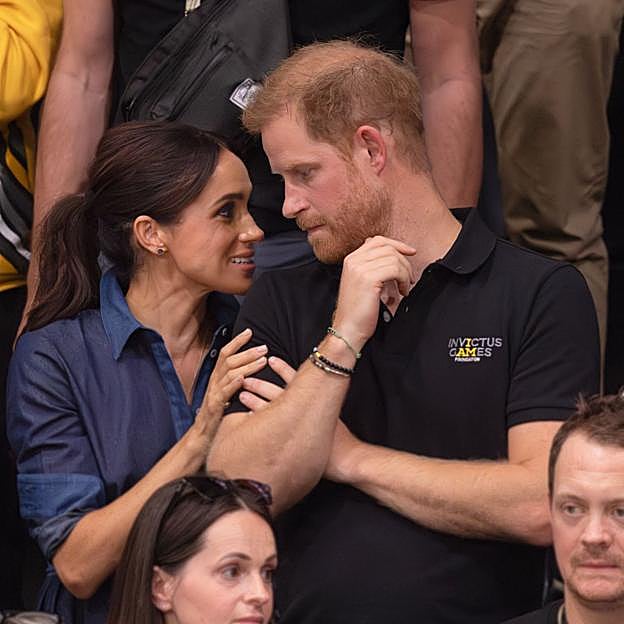Los duques de Sussex, Harry y Meghan. 