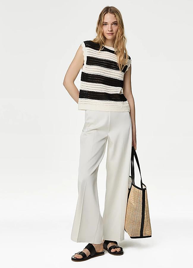 Imagen - Top de punto con estampado de rayas de Mark & Spencer.