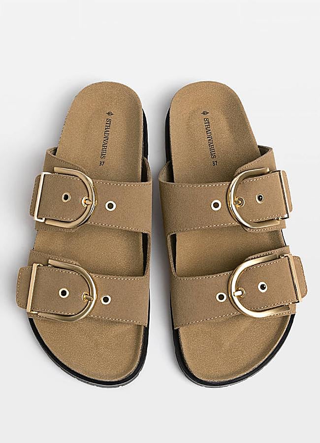 Imagen - Sandalias con hebillas de serraje