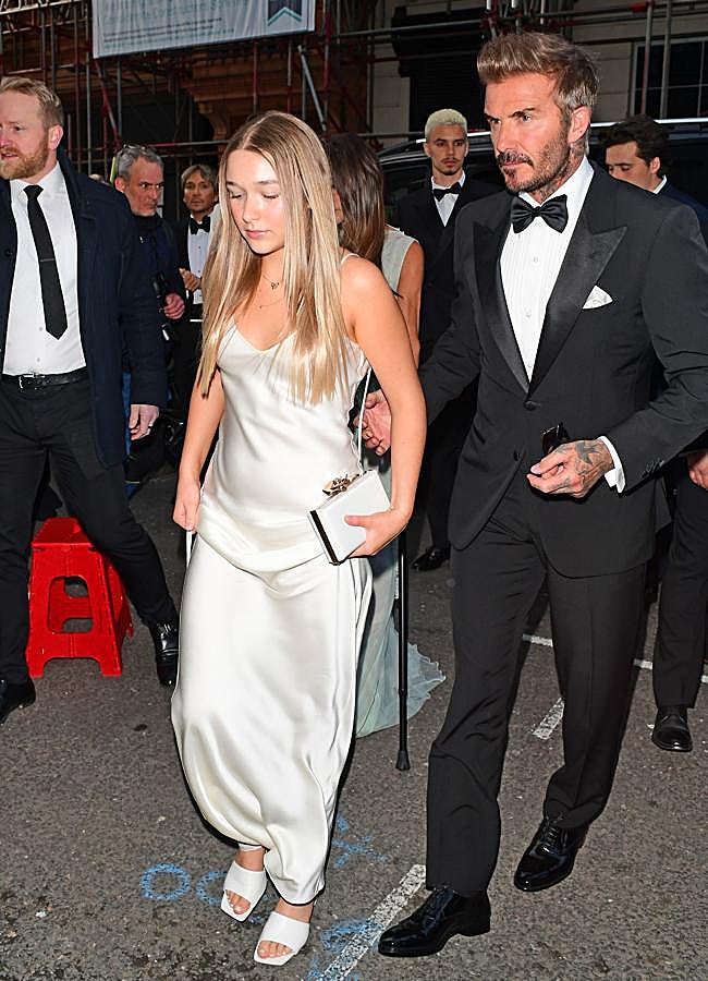 Imagen - Harper Seven junto a su padre David Beckham. Foto: Gtres