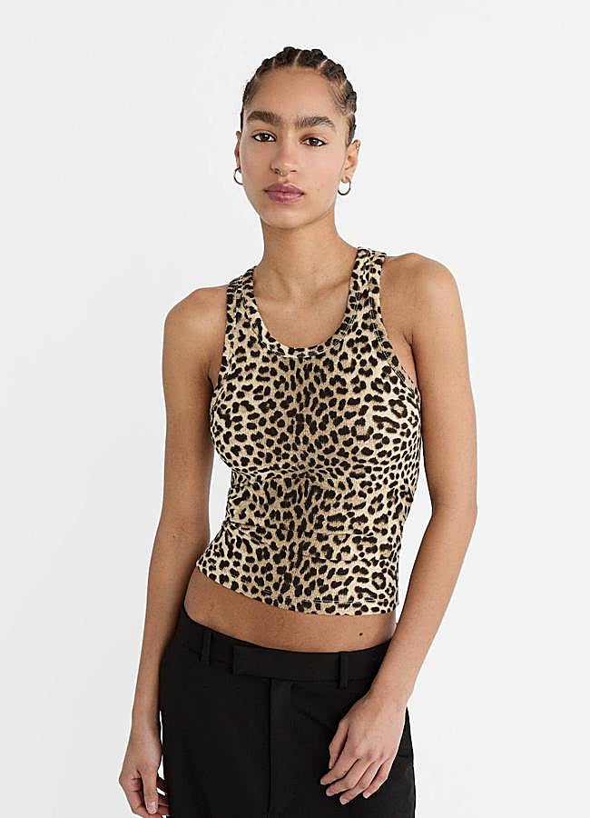 Imagen - Camiseta de leopardo con tirantes