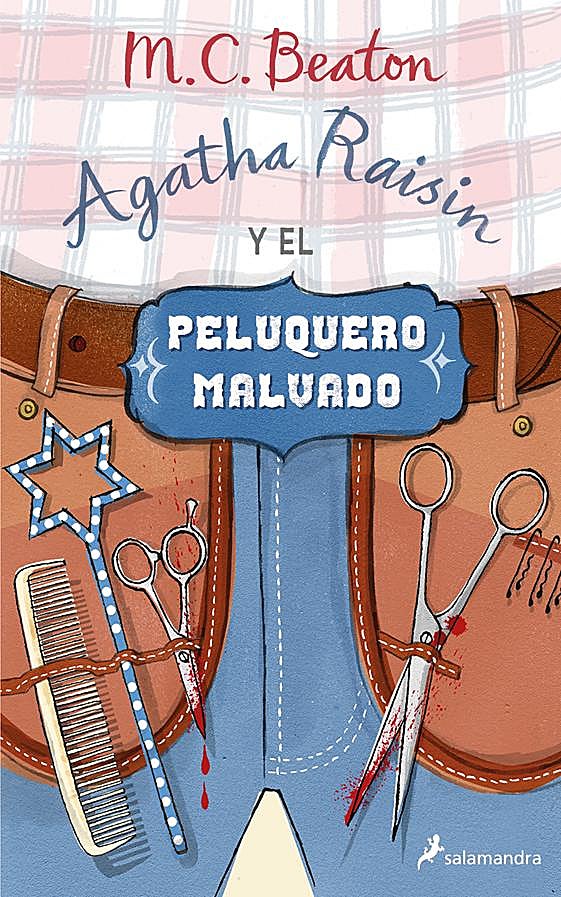 Imagen - Portada de Agatha Rasin y el peluquero malvado, el nuevo libro del personaje creado por M. C Beaton. / Salamandra