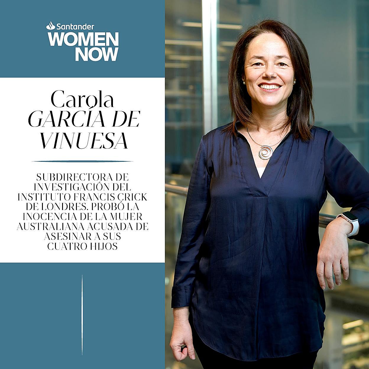 La investigadora Carola García de Vinuesa.