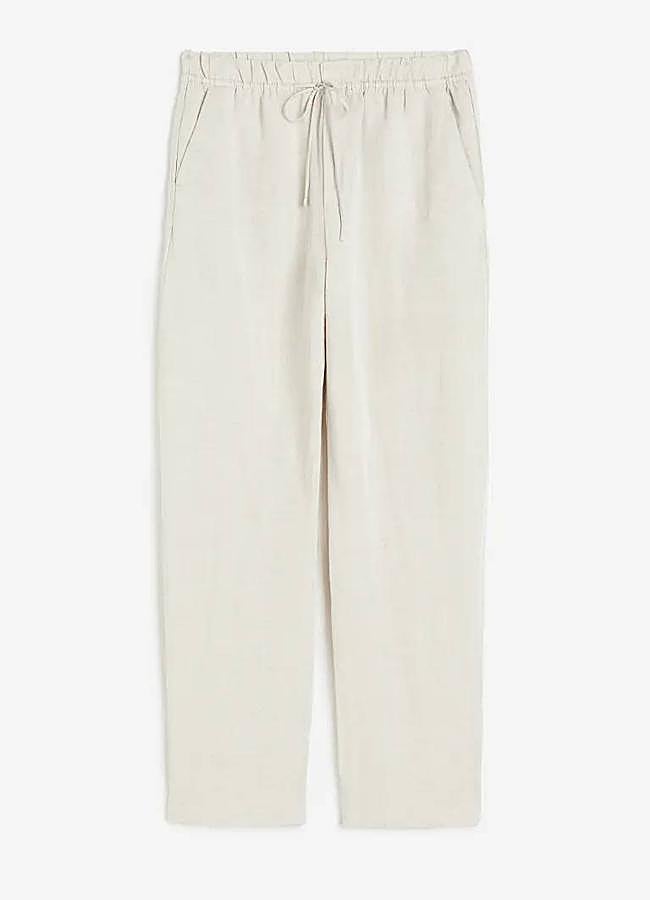 Imagen - Pantalón en mezcla de lino de H&M (25,95€)
