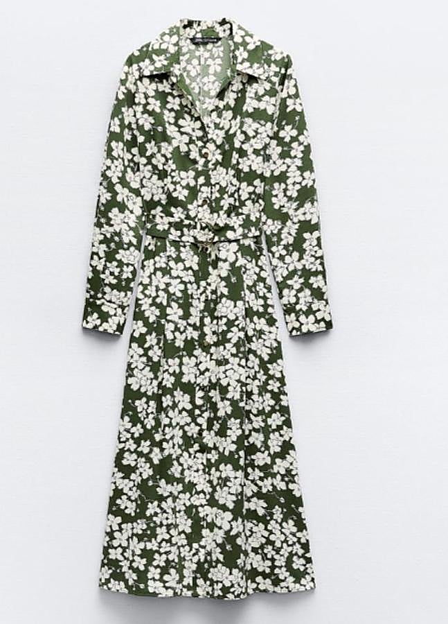 Imagen - Vestido camisero estapado de Zara/ZARA