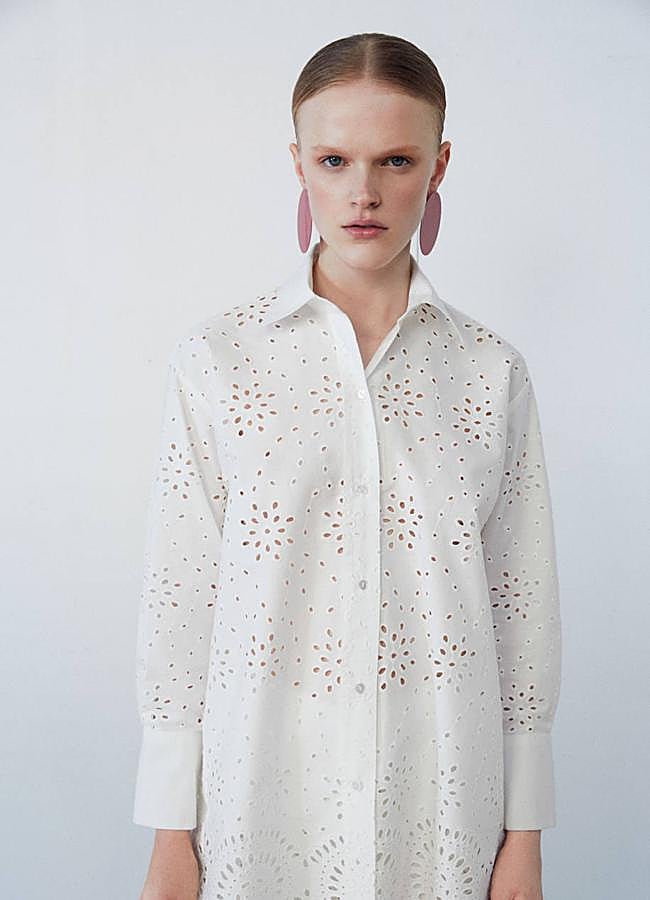 Imagen - Blusa calada oversize