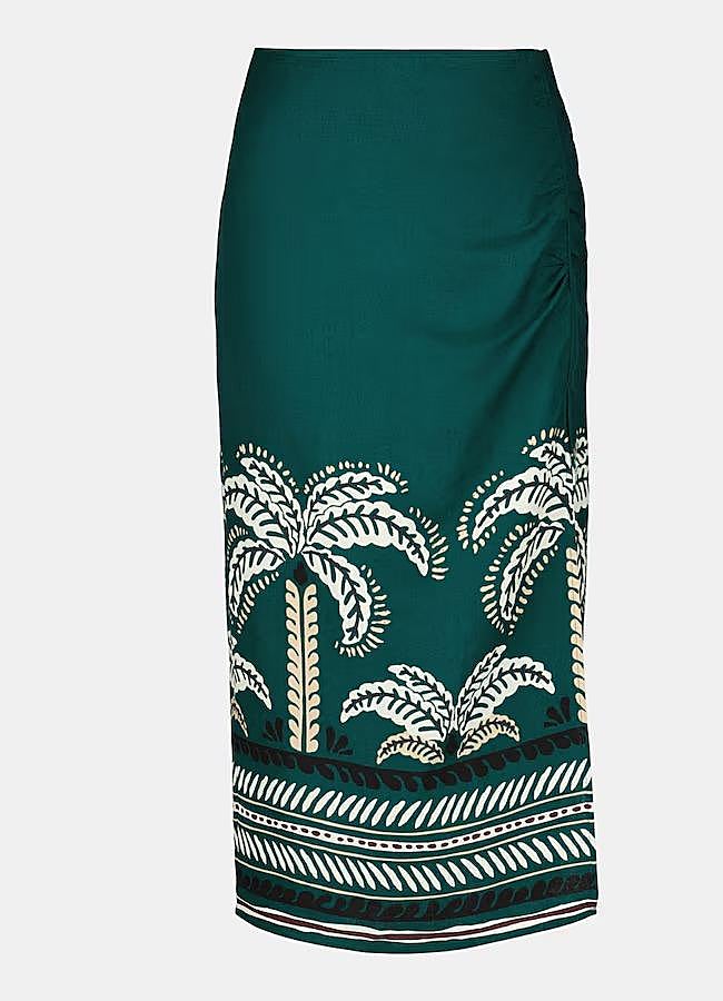 Imagen - Falda midi de lino de Tintoretto, 59,99 euros.