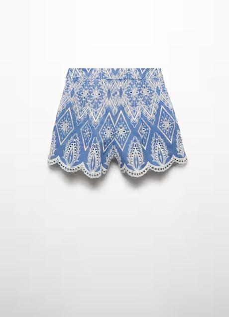 Imagen - Shorts con bordados de Mango (25,99 euros)