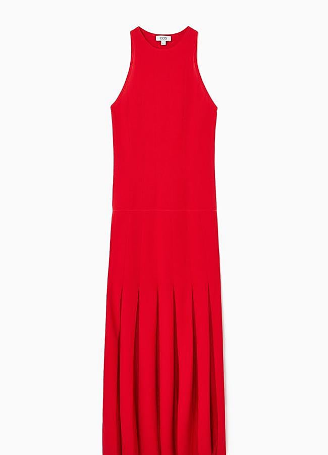 Imagen - Vestido rojo largo de COS, 125 euros.