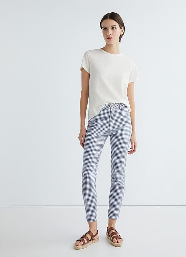 Imagen - Pantalones con estampado vichy de Hipercor.