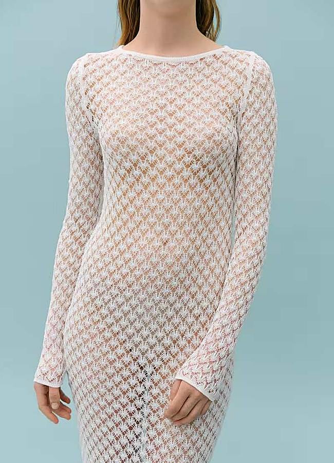 Imagen - Vestido crochet espalda abierta/ Victoria Bekham x Mango