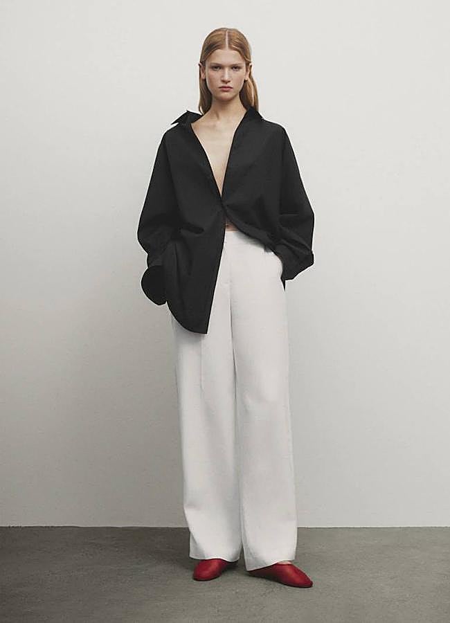 Imagen - Camisa oversize color negro