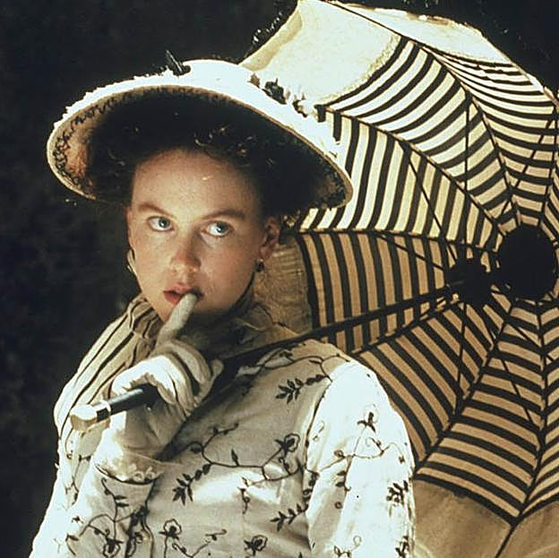 Nicole Kidman como Isabel Archer en Retrato de una dama.