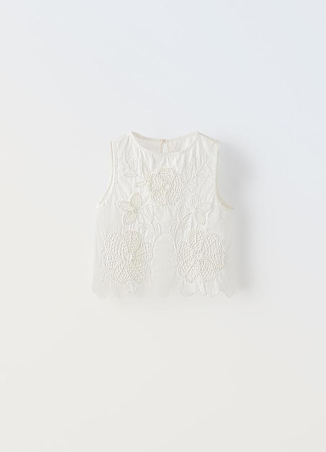 Imagen - Blusa con bordados de Zara Kids.