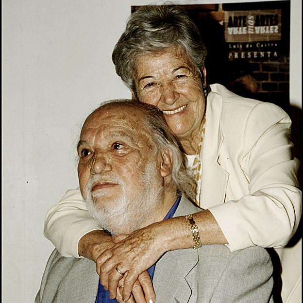 Paco Rabal y Asunción Balaguer en una imagen de archivo. 