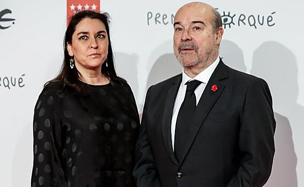 Antonio Resines y Ana Pérez-Lorente en los Premios Forqué 2020. 